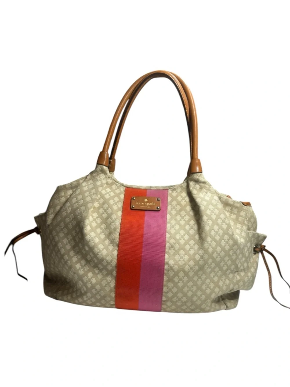 Kate Spade Beige Baby Diaper Bag Tote